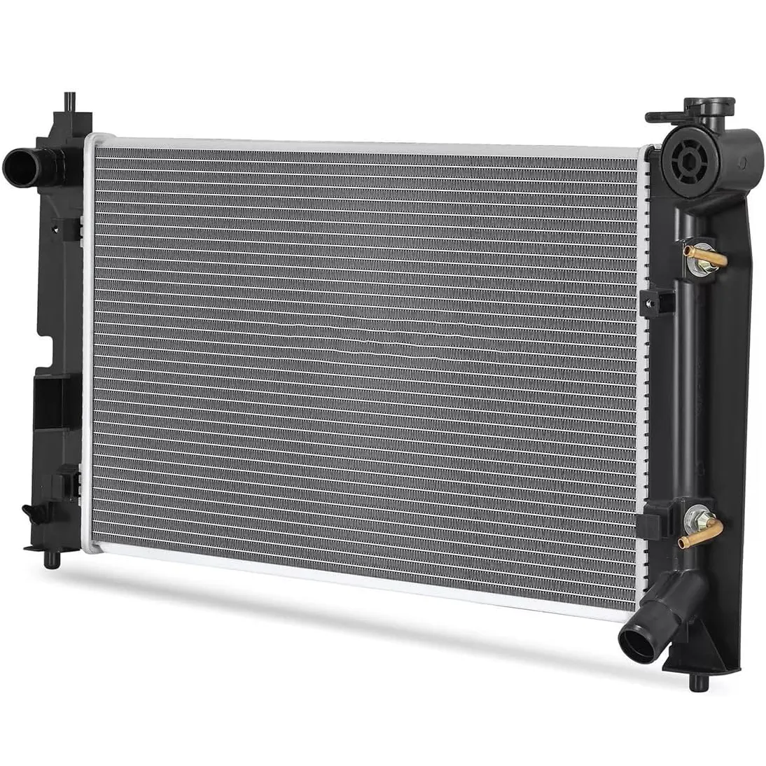 Radiador Toyota Corolla Filder Altis 2003-2007 Automatico, vista lateral